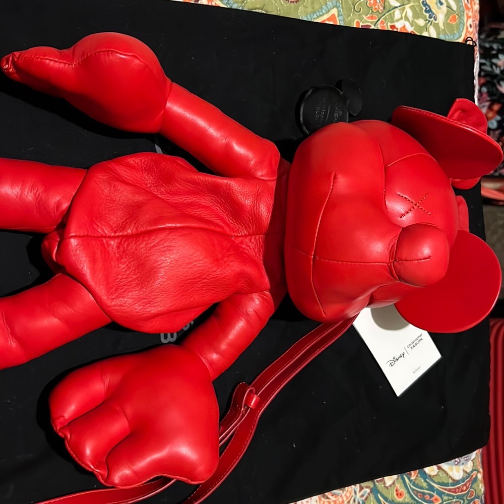COPY - Christopher Raeburn | Disney, Minnie backpack purse. Red.